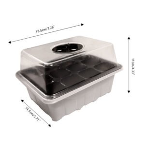 On Sale Seed Tray Re Usable Trays With Lid 200 Cells Plug for Plant Propagation Nursery Seedling