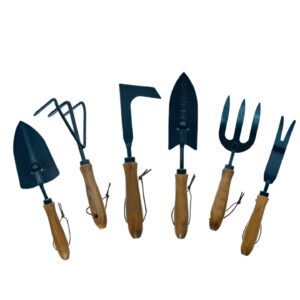 Outdoor Green House Garden Supplies Wheat Straw Handle Trowel Transplanter Cultivator Garden Hand Tool Set