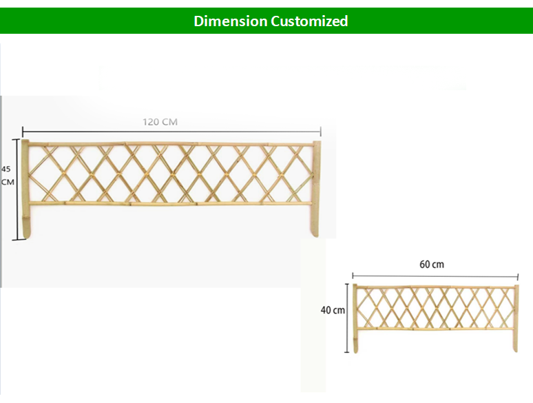 Hot Sale Fence Wood Panels Bamboo / Garden Fence Cheap Bamboo Fencing - Image 2
