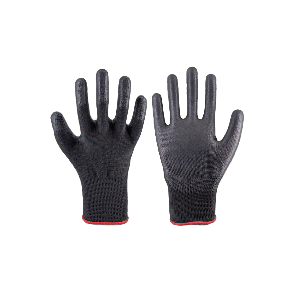 Durable PU Coated Safety Gloves Flexible Garden Mechanic Work Coated Gloves