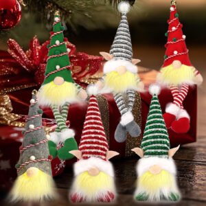 Christmas Hot Sale Christmas Decorative Ornaments Dwarf with Glowing Features for Indoor Home and Office Christmas Doll Gnome