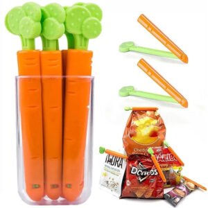 Snack plastic bag sealing clip