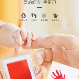 Baby &Pets Footprint & Handprint  Clean Safe and Non Toxic Ink Pad